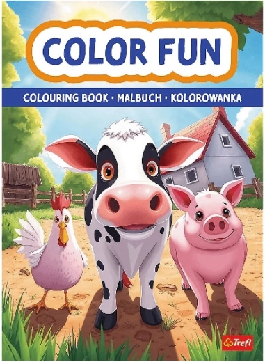 Farm Animals Coloring Book