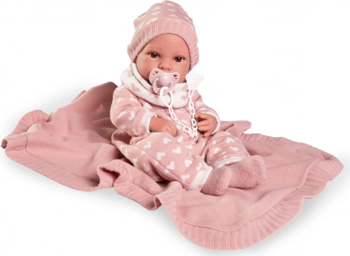 Delicate outfit and pacifier