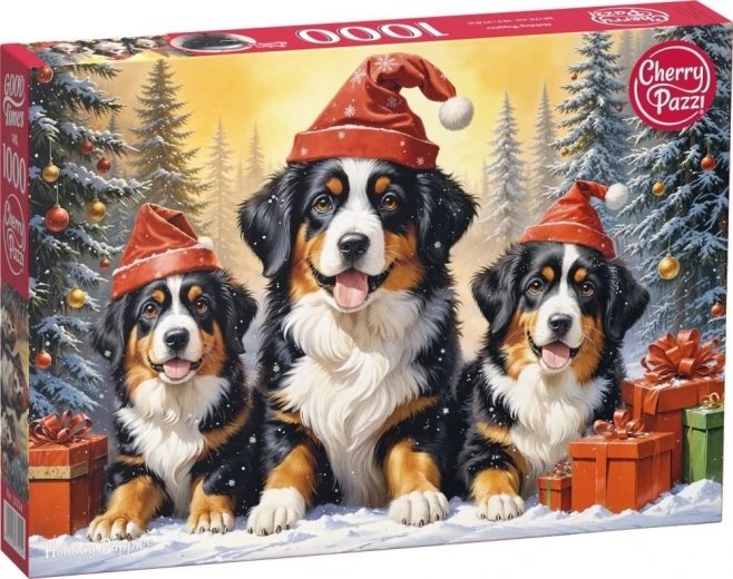 Cherry Pazzi puzzle puppies on vacation 1000 pieces