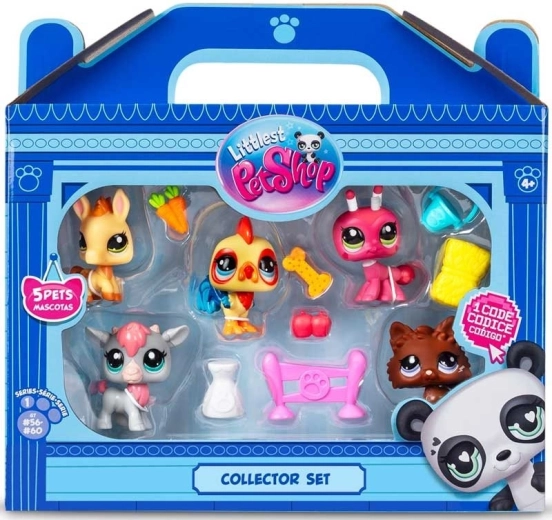 Set of Littlest Pet Shop LPS Animals 5pcs