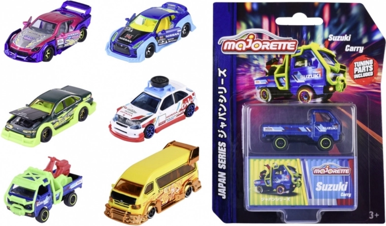Majorette Japan Series Deluxe – kolekcionējami metāla automašīnu modeļi 1:64