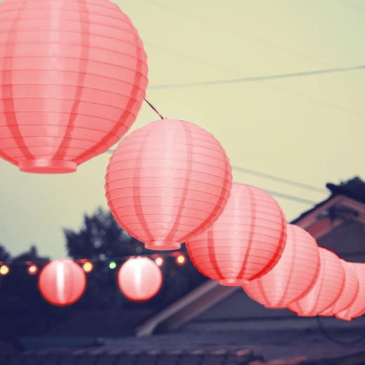Red LED lantern
