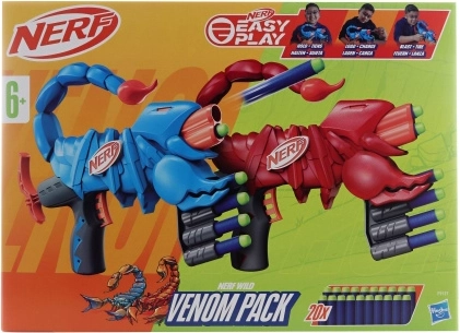 Nerf Wild Venompack – bērnu blasteru komplekts skorpiona formā