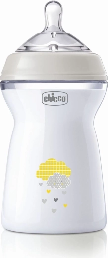 Chicco Natural Feeling anti-colic baby bottle 330 ml for boys 6m+