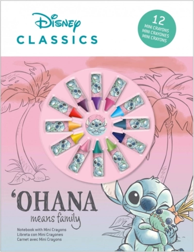 Izkrāsošanas komplekts ar mini krāsainajiem zīmuļiem STITCH