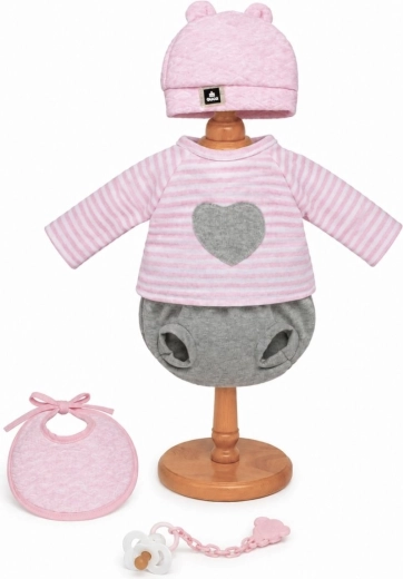 Guca outfit for a baby doll 42–46 cm with accessories