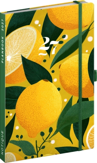 Hard cover and stylish lemons design