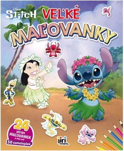 Lielā krāsojamā grāmata Lilo & Stitch