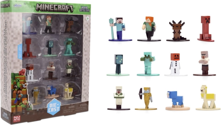 Jada Minecraft metāla figūriņu 17. sērija – 12 gab.