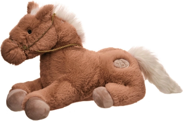 Plush Horse Nico, Brown, 23 cm