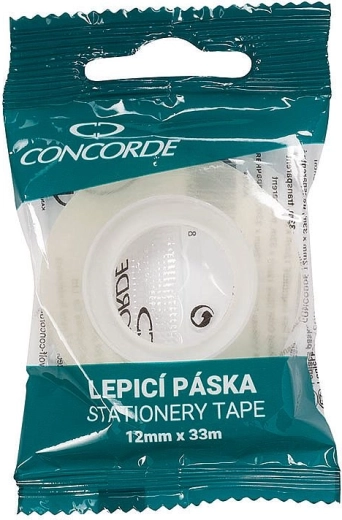 Līmlente Concorde 12 mm × 33 m, caurspīdīga