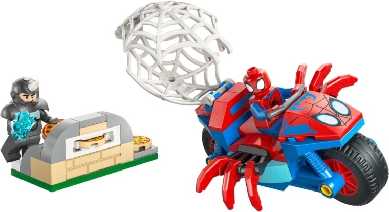 Spider motorcycle for high-speed chases
