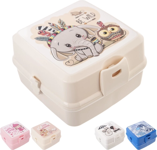 Orion Hobby snack box with compartments 15 × 15 × 9 cm (assorted colors)