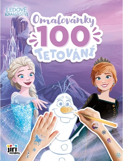 Krāsojamā grāmata un 100 tetovējumi Frozen – Ledus valstība