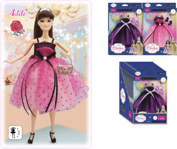 Klasiska princeses kleita 30 cm lellei