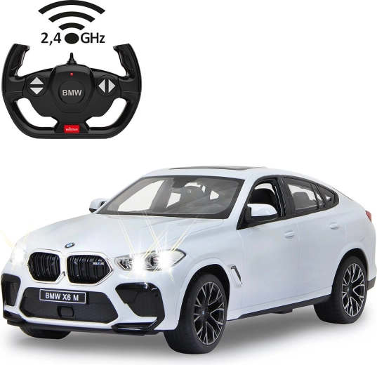 RC automašīna JAMARA BMW X6 M, balta, 1:14