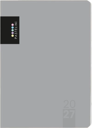A5 Weekly Diary 2027 Pastelini Grey
