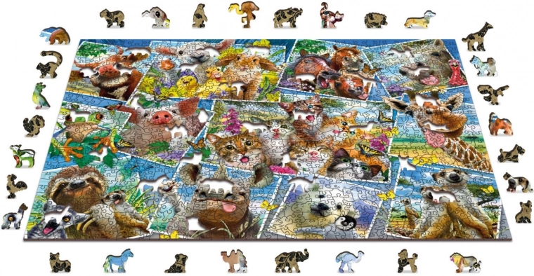 Īpašas figūras dzīvnieku un objektu formās