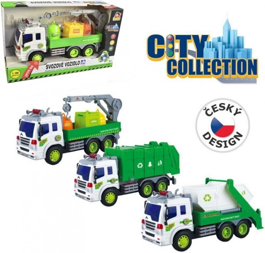 Atkritumu savākšanas auto ar inerces mehānismu City Collection