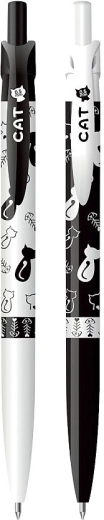 Concorde ballpoint pen with cat motif