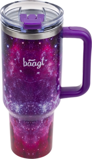 Baagl B-cup Galaxy termokrūze ar salmiņu 1,18 l