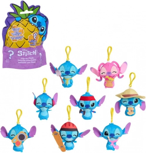 Stitch plush with clip (random selection)