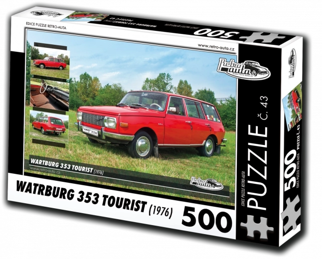 Retro auto puzle Wartburg 353 Tourist 1976, 500 gabali