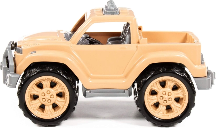 Large all-terrain wheels for smooth riding