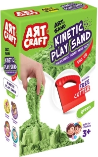 Art Craft kinētiskās smiltis zaļas 500 g
