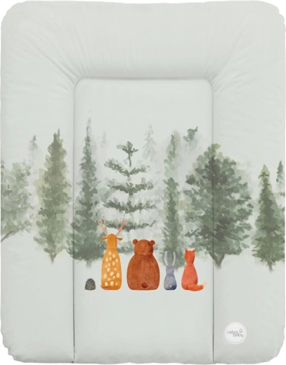 Ceba Baby soft changing mat for a dresser 50 × 70 cm basic forest companions