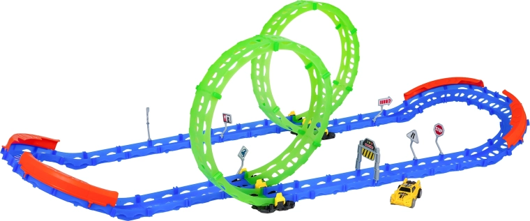 Double 360° glow-in-the-dark loops