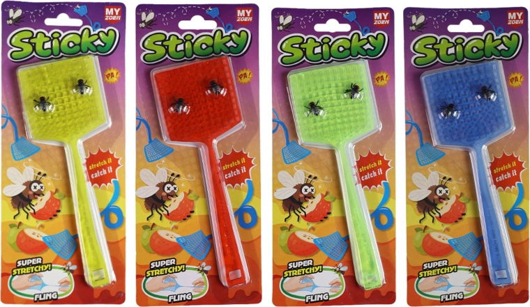 Colorful flexible fly swatter