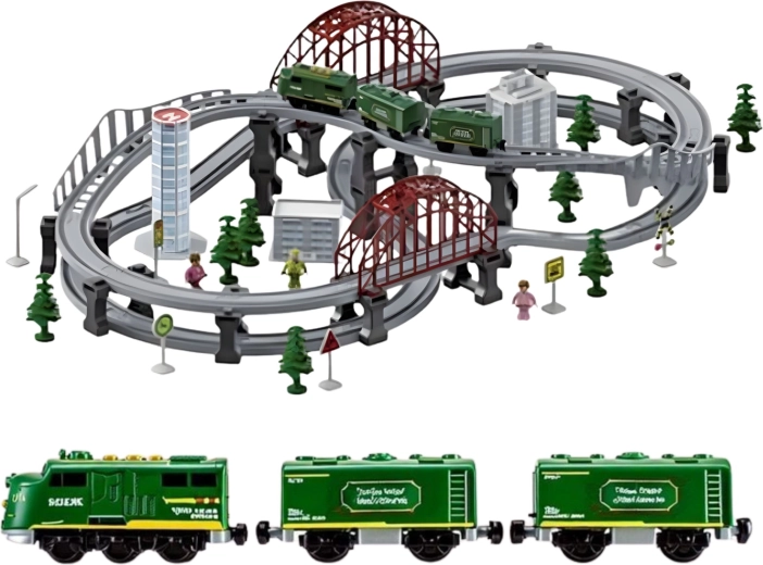 Multi-level railway track
