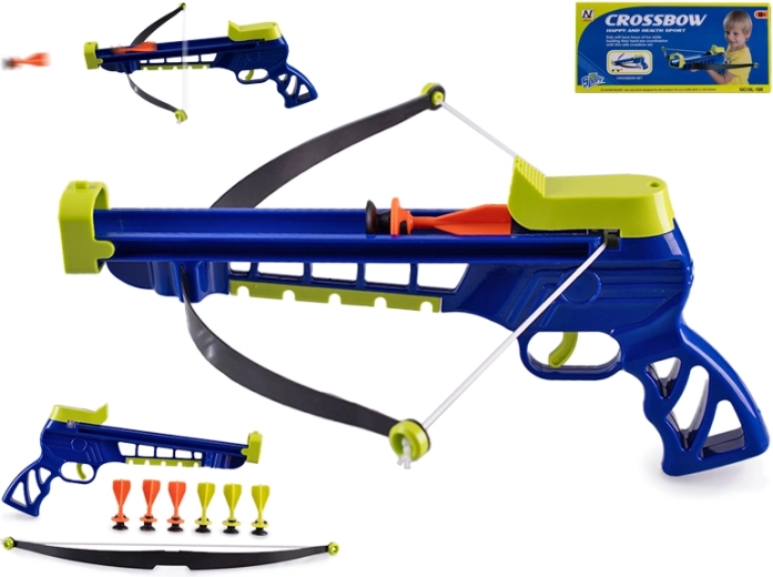 Kids' Crossbow 31 cm with Suction-Cup Arrows