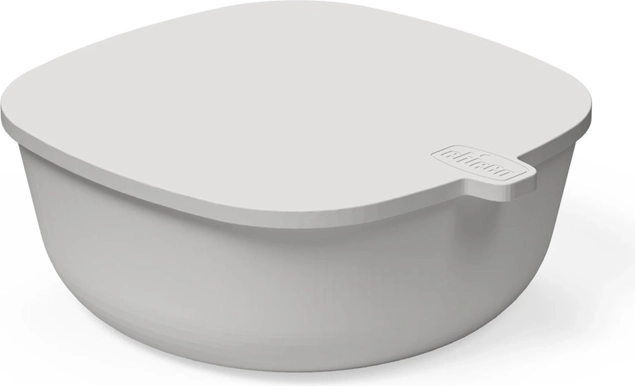 Chicco stackable bowl with lid gray 6m+