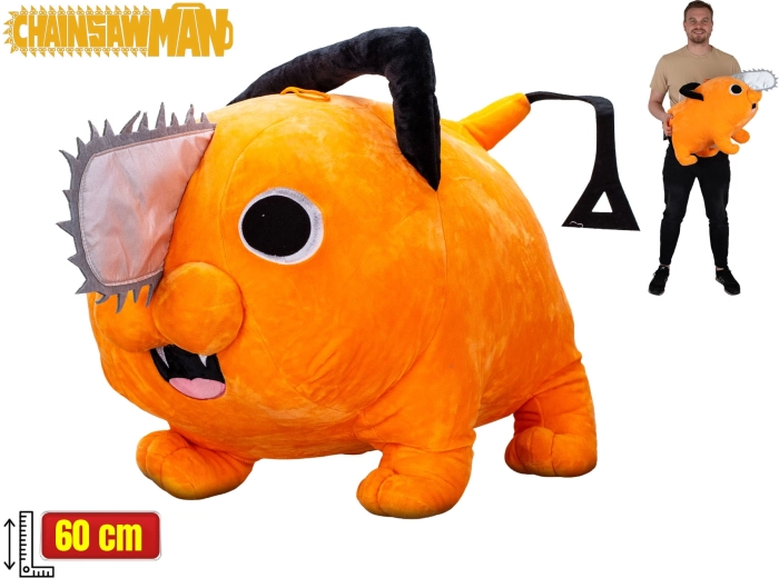 Pūkaina rotaļlieta Počita CHAINSAW MAN 60 cm