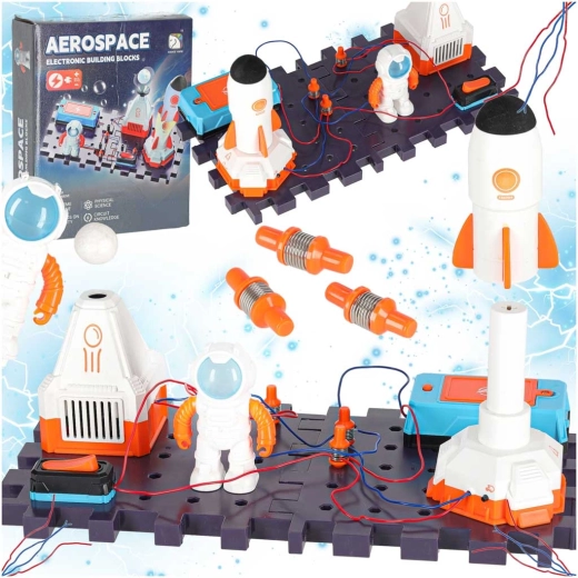 Kids’ electronic construction kit space station