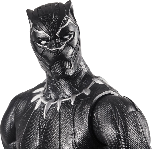 Detailed Black Panther suit design
