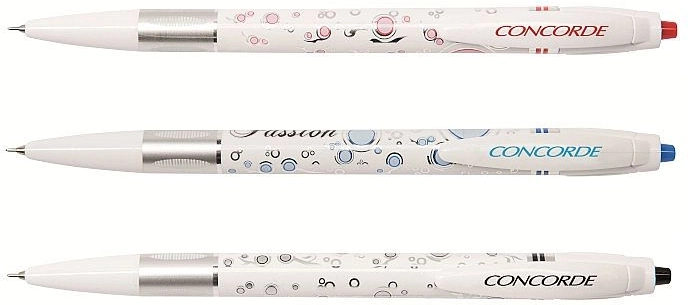 Lodīšu pildspalva Concorde Kārstums ar adatas uzgali 0,6 mm – zila tintes kasetne