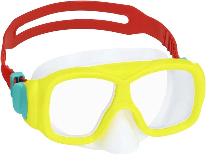 Yellow–red Bestway diving mask