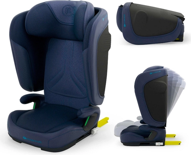 Kinderkraft autokrēsliņš Unity 2 i-Size salokāms 100–150 cm black