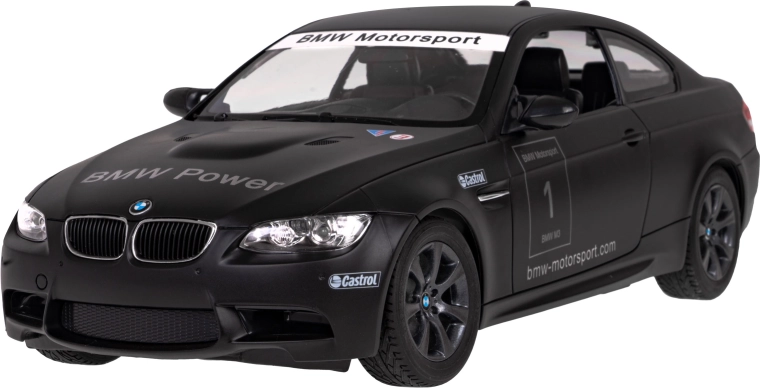 Rastar BMW M3 1:14 tālvadības auto 2,4 GHz – melna