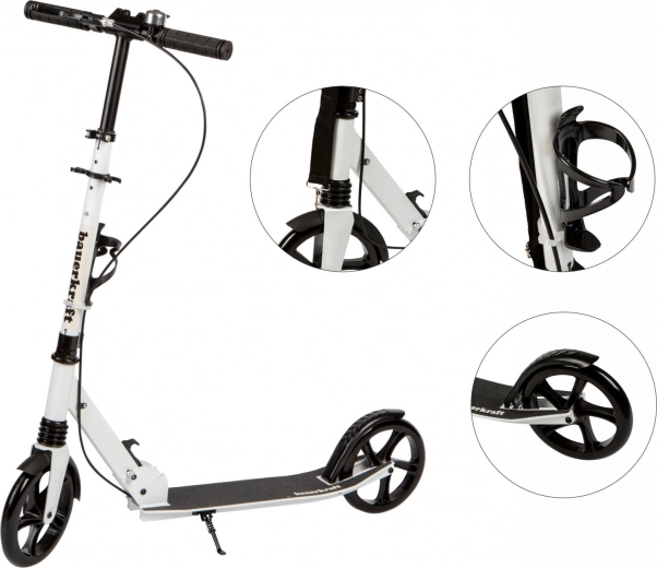 Ērta braukšana pateicoties amortizācijai un lieliem riteņiem