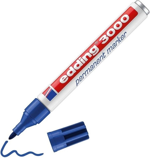 Permanentais marķieris Edding 3000, zils