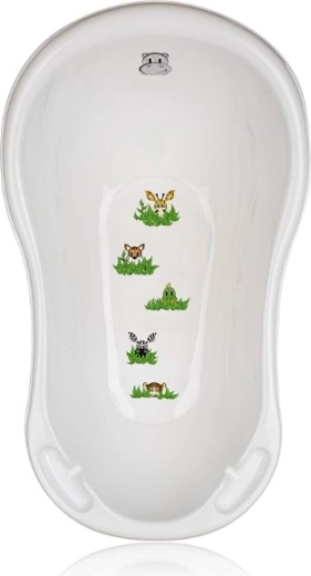 Bērnu vanniņa 84 cm JUNGLE – balta
