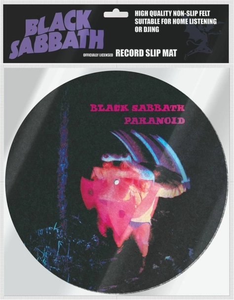 Turntable Mat with Black Sabbath Motif