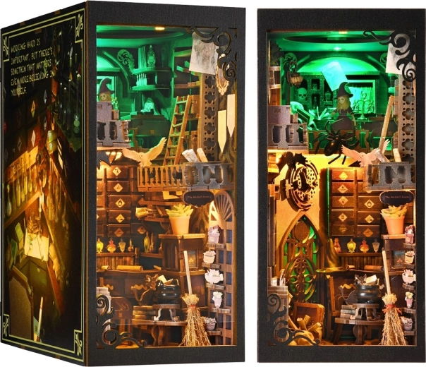 2Kids Toys 3D Book Nook Miniature Witch's House
