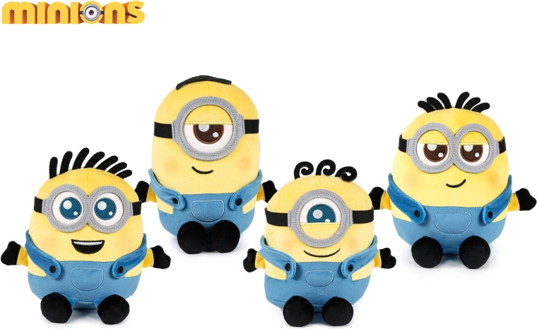 Kawaii plīša Minions 23 cm - 1 gab.