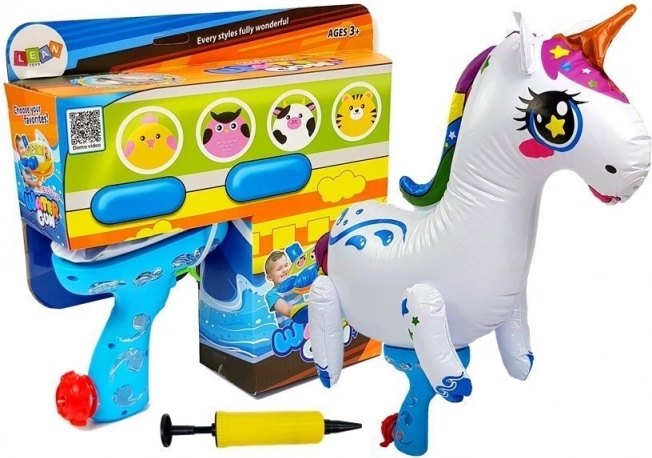 Large Inflatable Water Gun Unicorn