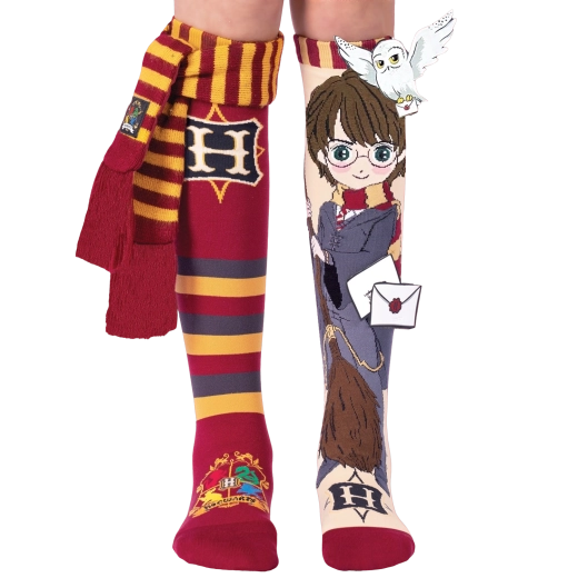 Trakās zeķes virs ceļgala Harry Potter MADMIA